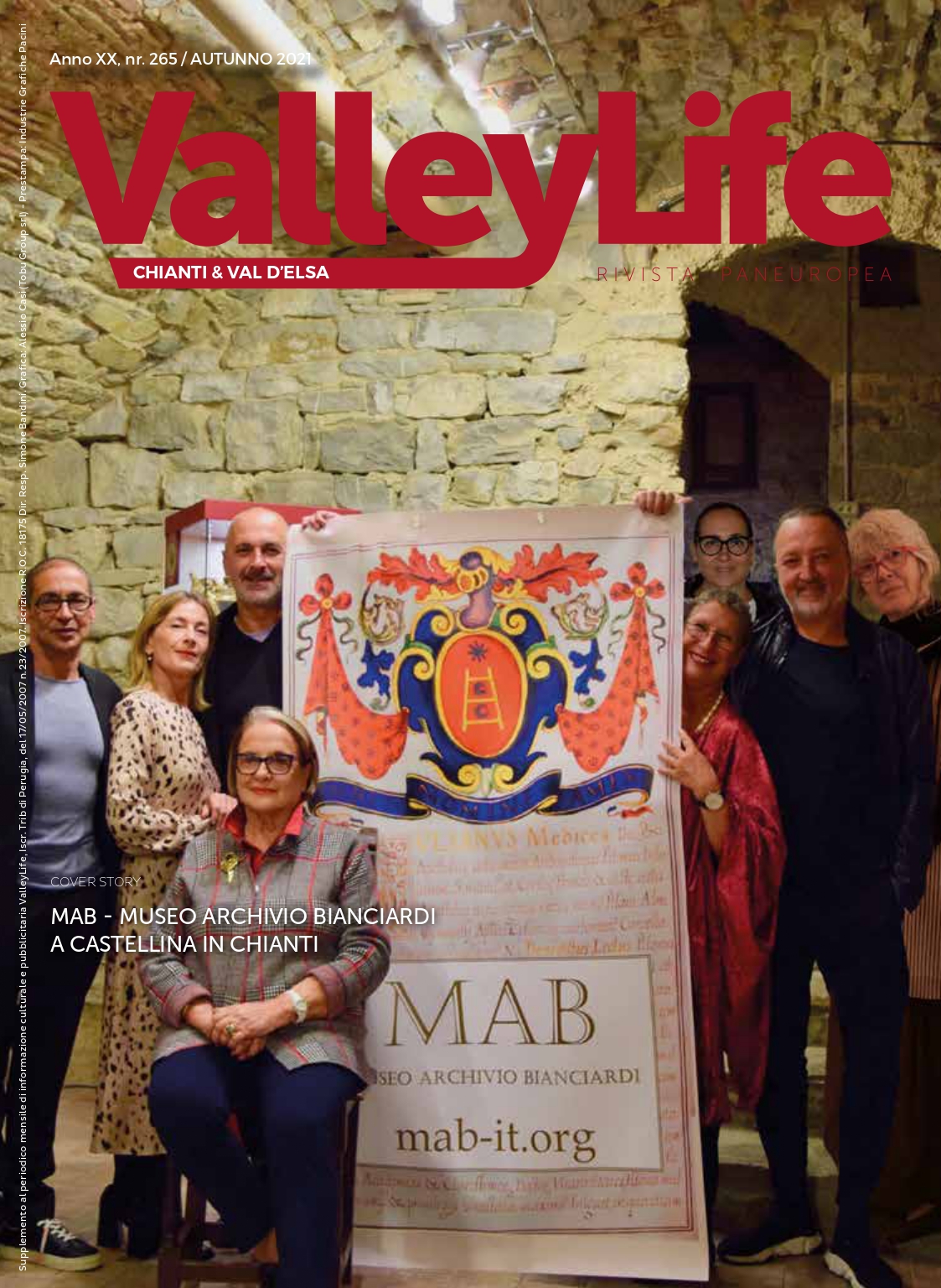 Valley Life magazine Chianti e Valdelsa edizione autunno 2021